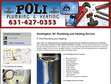 Tablet Screenshot of fpoliplumbingandheating.com